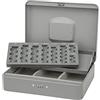 WEDO Cassetta contanti, grigio, con lucchetto a combinazione 30x24x9 cm
