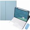 GUPENAA Custodia con Tastiera per iPad PRO 13 Pollici (M4) 2024 con Touchpad, Portamatite Incorporato, Tastiera Bluetooth Wireless Rimovibile Magnetica con Mouse,Blue 1