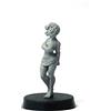 Brother Vinni Slave Girl Miniature for Wargames and Tabletop RPG, grigio, 3,5 x 1,5 x 15.