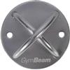 GymBeam Gancio da Soffitto X-Mount, Gancio per Soffitto, Ancoraggio al Soffitto, Accessorio Fitness in Ferro Massiccio, Design a Forma di X, per Cinghie di Sospensione, TRX, Capacità 150 kg