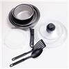 Kamberg - Batteria da cucina 12 pezzi - Induzione - Made in France - Senza PFOA/PFAS - Con 2 coperchi Pyrex® Ø18-20 cm