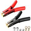 Greluma 2 pz Morsetti per Caviar di avviamento Batteria da 1000A,Morsetti a Coccodrillo Resistenti,Morsetto Boost per Cavi Jumper,Morsetti per Caricabatterie per Auto,Adatto per Auto,Barche,Veicoli