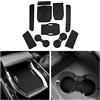 CDEFG Compatibile con Renault Austral/Espace VI 6 2023-2025 2026, Tappetino Antiscivolo Antipolvere Antigraffio Tappetini in Gomma Portabicchieri per Interni Auto Austral E-Tech 2025 Accessori (Nero)