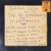 DEMON RECORDS sunken rags (home demo, glastonbury fayre version - orange vinyl)