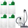 XOUDKE 4 Sacchetti profumati per aspirapolvere compatibili con Vorwerk Folletto VK 140 150 140SC VK140 VK150 FP140 FP150
