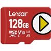 Lexar PLAY - Scheda microSDXC UHS-I da 128 GB, fino a 150 MB/s in lettura (LMSPLAY128G-BNNNU)