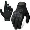 1TG Tactical Guanti tattici, guanti da moto touch screen con paraschette in fibra di carbonio, guanti militari per uso militare, per moto, caccia e sicurezza