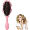 Ltsbaed Bounce Curl Brush, Spazzola for Arricciature Bounce, Spazzola per Capelli di Cinghiale, Spazzola per Capelli da Donna, Bounce Curl Define Styling Brush, per Detangling, Shaping & Defining Curls (rosa)