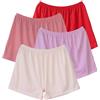 XWSM Confezione da 4 Boxer da Donna Taglie Forti Intimo Culotte Mutandine di Cotone A Vita Alta Mutande for Anziani di Mezza età Pantaloncini (Color : 4pcs, Size : XL/X-Large)
