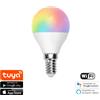 M LEDME Lampadina Led Smart Tuya G45 E14 6W WiFi RGB + CCT luce regolabile e dimmerabile M LEDME