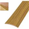 Amig - Scossalina a pavimento | 820 mm x 4 mm x 0,5 mm | Colore: Pino | Rovere | Striscia di transizione | Profilo di giunzione per pavimenti, parquet e decking | Per pavimenti in legno