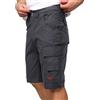 strongAnt Pantaloncini da Lavoro Uomo Corti Ripstop - Pantaloni Cargo Corti Estivi da Lavoro - Grigio, Taglia: 48