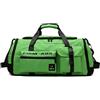 Vllcsla 67.2L Grande Borsa Sportiva Borsa da Palestra, Borsone Sportivo Impermeabile Zaino Sportivo, 64x35x30cm, Borsone da Viaggio Bagaglio a Mano con Tasca Bagnata e Scomparto Scarpe (Verde)