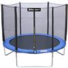 yelloo Sport Trampolino Elastico Diametro 245 cm Blu Trampolino Elastico da Giardino Trampolino Elastico Bambino Certificato CE TUV GS Tappeto Salto per Bambini Casa e Giardino