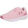 Under Armour Women's UA Surge 3 Running Shoes, Cushioning visivo Donna, Prime Pink, 43 EU