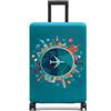 Youth Union Custodia Valigia 18-32 Pollici Fibra di Carbonio di Bambù Luggage Cover in Poliestere Trasparente Viaggio Luggage Trolley Case Cover Protector