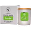 AROMATIKA trust the power of nature Candela Profumata Mela Verde - Candela Alla Cera di Soia - Aromaterapia - Candela Regalo con Profumo Mela Verde - Aroma Fresco e Fruttato - Idea per il Compleanno - Natale