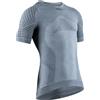 X-Bionic Invent 4.0 - Maglia Termica Uomo Manica Corta a Compressione - Alte Prestazioni per Running, Sci, Ciclismo, Fitness e Sport Invernali, Grigio, M