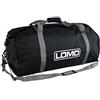 Lomo - Borsone impermeabile con parte superiore arrotolabile, capacità 60 l, colore nero