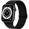 AMSKY Cinturini in Nylon Elastico Compatibile con Cinturino Apple Watch 40mm 44 mm 42mm 46mm 41mm 45mm 38mm 49mm Donna Uomo, Tessuto per Series 11 10 9 8 7 6 5 4, SE Ultra 3 2 1