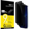 NEW'C 3 Pezzi, Pellicola Protettiva Privacy per iPhone 13 Pro Max, iPhone 14 Plus (6,7 Pollici), Angolo di Privacy 35 Gradi Bilanciato con Protezione per Gli Occhi, Durezza 9H, Senza Bolle