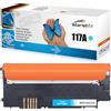 Starlet24 1x 117A Toner ciano compatibile con HP 117A Set di Toner Ciano come ricambio per Color Laser MFP 178nwg 179fwg 179fnw 150nw 150a 178nw, W2071A