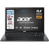 Acer, Pc portatile notebook, Core i5, Ram 12 Gb, SSD PCI 256 Gb, Display 15,6 FHD, Hdmi, lan, wifi-6, bluetooth, webcam, Win 11 Pro, Preconfigurato, garanzia Italia
