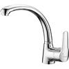 Ibergrif M14150- rubinetto cucina girevole a 360° Rubinetto da cucina con beccuccio alto, rubinetto per lavello cucina miscelatore per lavandino cucina e beccuccio