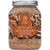 AROMATIKA trust the power of nature Sale da Bagno Sandalo - 1300g - Sali Marini da Bagno con Olio Essenziale di Cannella e Sandalo - Bagno Rilassante - Buon Sonno - Sali da Bagno per Aromaterapia 1.3 kg