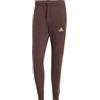 adidas Essentials Fleece Tapered Cuff 3-Stripes Pants - Pantaloni Uomo, Shadow Brown,