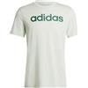adidas T-Shirt da Uomo Essentials Single Jersey Linear Logo Ricamato, XL Tall