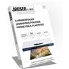 LDKEKDF Jansen - Pouches per plastificazione A4 finitura lucida 2x125 mic - conf. 100, L'imballaggio può variare