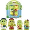 Klorofil - Famiglia Coccodrillo 4 Figurine Magiche - Da 18 Mesi - Cambio Outfit con Acqua Calda | Aldo, Odile, Wally, Alie | Gioco Creativo & Immaginativo | Idea Regalo Bambino
