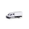 herpa 013499 Modelli in Miniatura 013499 Minikit: Mercedes-Benz Sprinter Nuova Cabina Doppia con pianale in Miniatura, Bianca
