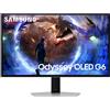 Samsung Monitor PC Gaming 27" QHD OLED 2560x1440 Argento LS27DG600SUXEN Odyssey