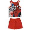 Nada Home Pigiama Bambino Marvel Spiderman Canotta e Pantaloncino in Cotone Stampato 6031