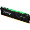 Kingston Technology Memoria Dimm Kingston FURY Beast RGB 32GB DDR4 3600MHz CL18