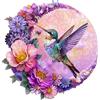 Jigfoxy Puzzle in legno per adulti, colibrì, puzzle in legno, per adulti e bambini, giocattolo educativo unico a forma di animale, per amici della famiglia, L-34 x 32,6 cm, 280 pezzi