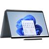 HP Spectre x360 16-aa0008nl Notebook Touch con Schermo 2,8K OLED - Intel® EVO™ - SSD 2TB - Intelligenza Artificiale - 3 anni di garanzia e HP Tilt Pen MPP 2.0 con Batteria Integrata Ricaricabile inclusi (Blue)