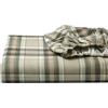 Eddie Bauer Biancheria da Letto in Flanella di Cotone Caldo e Traspirante con Tasche Profonde, Spazzolata per Una Maggiore Morbidezza, Arredamento Accogliente per la casa, Certificato Oeko-Tex, Plaid