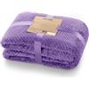 DecoKing- Coperta in Microfibra, Pile Morbido, Tessuto, 70 x 150 cm, Viola