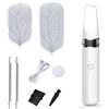 LPORF Spolverino Elettrico Instant Duster Pro Original, Polveri con Manico Espandibile Strumento di Pulizia Multifunzione in Microfibra per Polvere, Spolverino estensibile Elettrico Rotante Senza Fili