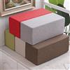 GGoty Cuscino per bracciolo del divano, rettangolare, morbido, per testiera, rimovibile, lavabile, per letto (15 x 15 x 40 cm, beige)