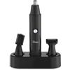 ARDES ARTRIM01 - Trimmer Professionale 3 in 1 per Peli Naso e Orecchie - Kit Rasoio con 4 Accessori - Rifinitore Compatto