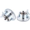QUARKZMAN Morsetti a Vite per collari di bilanciere, 28mm, Antiscivolo, per bilanciere e manubri, 2 Set