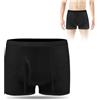 AOOWU Boxer per Incontinenza da Uomo, Mutande Uomo per Incontinenza in Cotone Lavabile Riutilizzabile, Slip per Incontinenza Maschile con Tampone Assorbente Capacità Urina 300ML