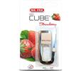 Ma-Fra MAFRA, Deo Cube Strawberry, Profumatore Fragranza di Fragole, Rinfresca Abitacolo Auto e Piccoli Ambienti, Design Elegante a Forma di Cubo e Tappo in Legno, Profumazione a Lunga Durata Formato da 5ml