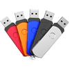 FEBNISCTE 5 Pezzi 2GB Chiavette USB Leggero Pen Drive 2 GB Pennetta USB 2.0 EURO Metallo Girevole Multicolore PenDrive Portatile Ottimo Kit Memoria USB 2 Giga Chiavetta per Dati Files/Documenti by FEBNISCTE