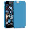 kwmobile Cover per Apple iPhone 6 / 6S Custodia - Back Case per Smartphone in Silicone TPU - Protezione Gommata - azzurro