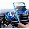 QZDAFFIC Porta Telefono Auto Magnetico, Supporto Magnetico Cellulare Auto Pieghevole per Cruscotto dell'auto, Mini Portacellulare Auto Universale 360 ° di Rotazione per iPhone, Samsung Smartphone